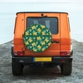 thumbnail image 2 of Fotbe Tropical Fruit Spare Tire Cover Thickening Universal Fit for Jeep, Trailer, RV, SUV, Truck, Tough Tire Wheel Soft Cover-14 inch, 2 of 8