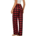 thumbnail image 3 of Rosa Junio Comfy Pajama Pants for Women, Stretch Drawstring Lounge Pants with Pockets, Soft Casual Pjs Sleep Bottoms, 3 of 8