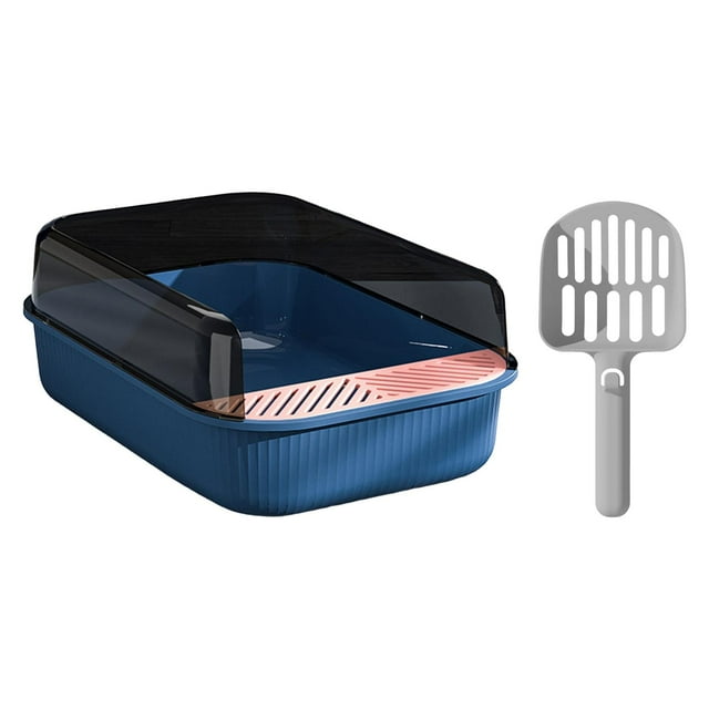 Caja de arena para gatos Inodoro Conejo Inodoro Bedpan Azul Zulema Bandeja de arena para gatos