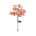 thumbnail image 2 of Qocolcyl Solar Powered Colorful Maple Leaf Tree Stake Lights,LED Multicolor Autumn Maple Pathway Decor Lights,Waterproof Fall Harvest Thanksgiving Outdoor Yard Lawn Garden Landscape Light Ornaments, 2 of 6