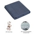 Grey Heavy Sensory 80 in. x 60 in. 23 lb. Weighted Blankets with Cover