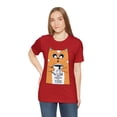 thumbnail image 5 of Unisex Jersey Short Sleeve T-Shirt It's Always Coffee Time Cat Holding Cup, 5 of 10
