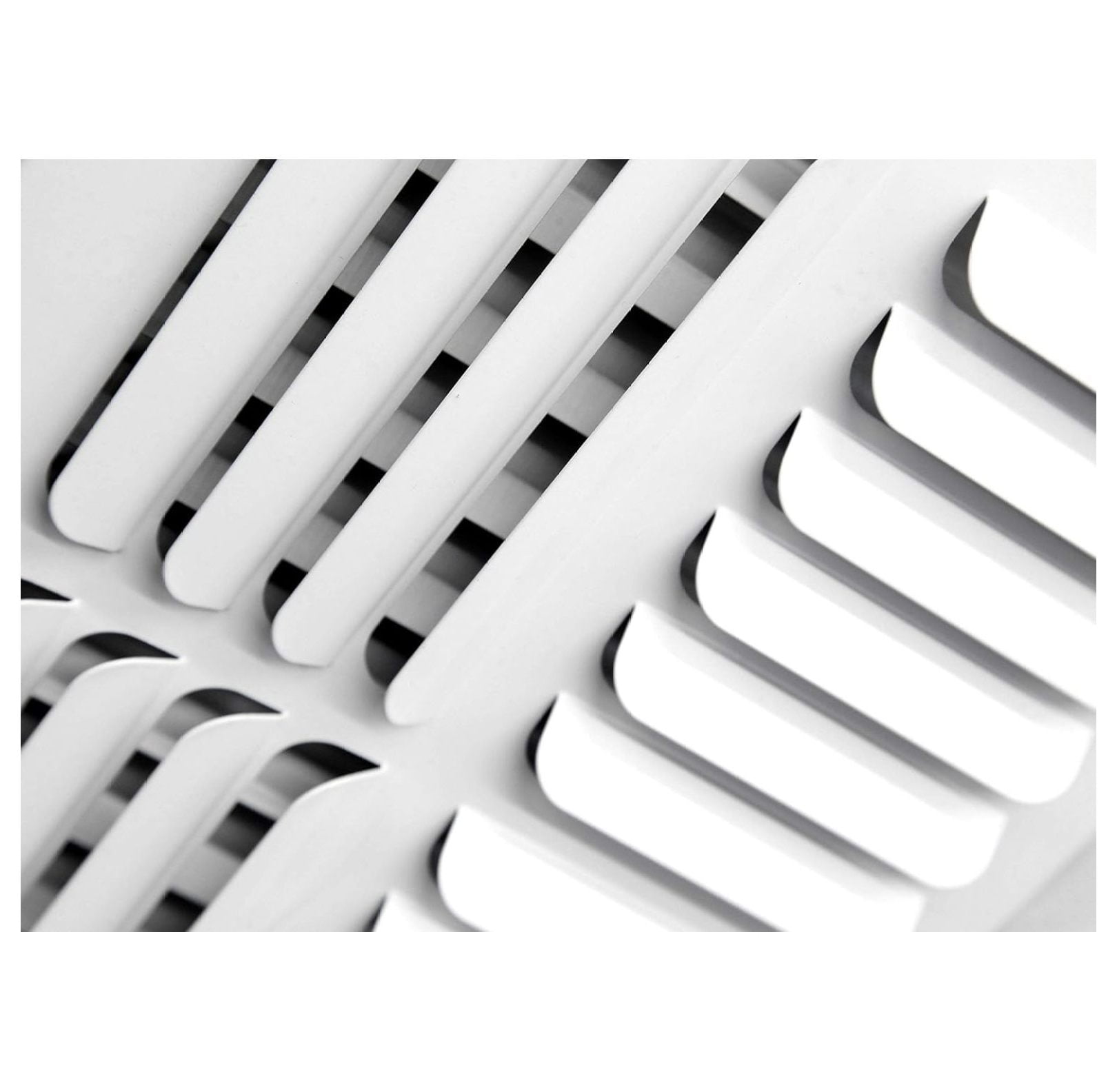 14" X 14" 3-Way Fixed Curved Blade AIR Supply Diffuser - Vent Duct Cover - Grille Register - Sidewall or Ceiling - High Airflow - White…