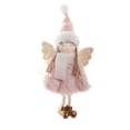 thumbnail image 3 of Colgantes de ángel decorativos, muñeco de ángel, adornos colgantes para árbol de Navidad Rosa, 3 of 9