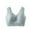 Gray, variant on Bigersell Seamless Bras for Women, Plus Size Wireless Push-up Bras, Floral Lace V-Neck Pull On Padded Bra Wide Straps Back Smoothing Everyday Bras White M