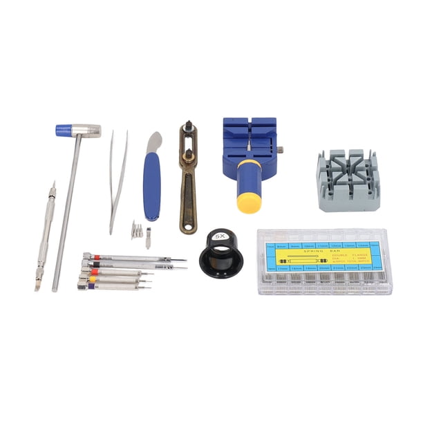Kit de reparación de relojes, juego de herramientas de reparación de relojes Accesorios para relojes Juego de herramientas de reparación de relojes Rendimiento de primer nivel