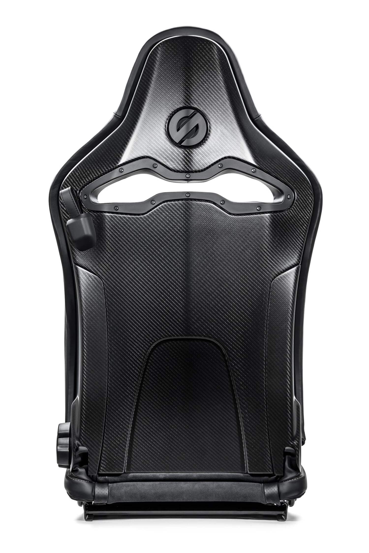 Sparco Seat SPX Special Edition Black/Red w/ Gloss Carbon Shell - Left
