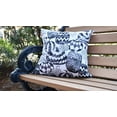 thumbnail image 2 of Simply Daisy, 16" x 16" Pumpkins Galore Cream Halloween Print Decorative Throw Pillow, 2 of 2