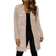 thumbnail image 2 of Njagoc3 Women Tweed Blazer Jacket Single Breasted Elegant Office Work Outerwear, 2 of 6