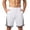 A White, variant on Camo Shorts Men Men's Basketball Shorts Summer Thin Breathable Loose Sports Pants -Dry Casual Solid Color Shorts Black Xl
