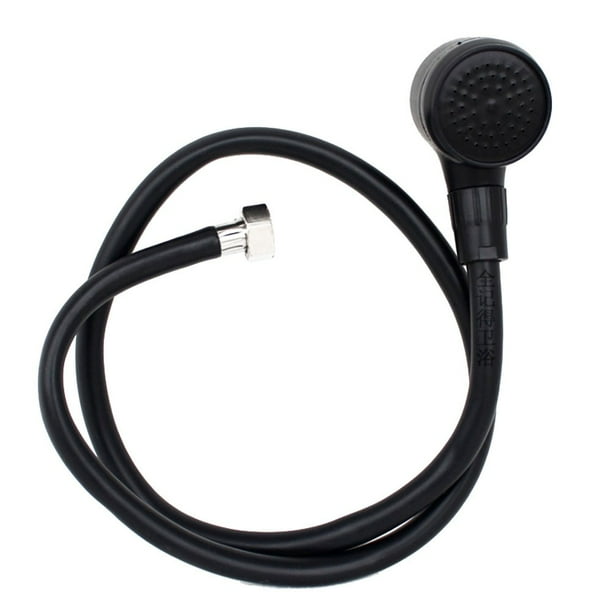 Shower Head Tube Nozzle Suitable For Home Bathroom Black Faucet Accessories Handheld Plastic Shower Hair Salon
