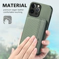 thumbnail image 3 of Allytechgroup Card Holder Wallet Case for iPhone 16, RFID Blocking Premium PU Leather Slim Fit Cash Pocket Shockproof Wallet Phone Case Cover for iPhone 16, Green, 3 of 11
