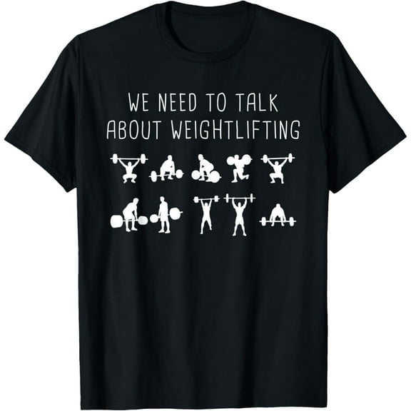 Weightlifting Player Funny Sports Gift for Dad Mom T-Shirt