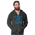 thumbnail image 5 of I Paused My GAME to be Here Zip Up Hoodie Men's Women's Brisco Brands S, 5 of 6