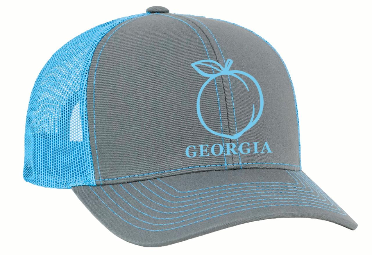 Georgia Peach Embroidered Trucker Hat 