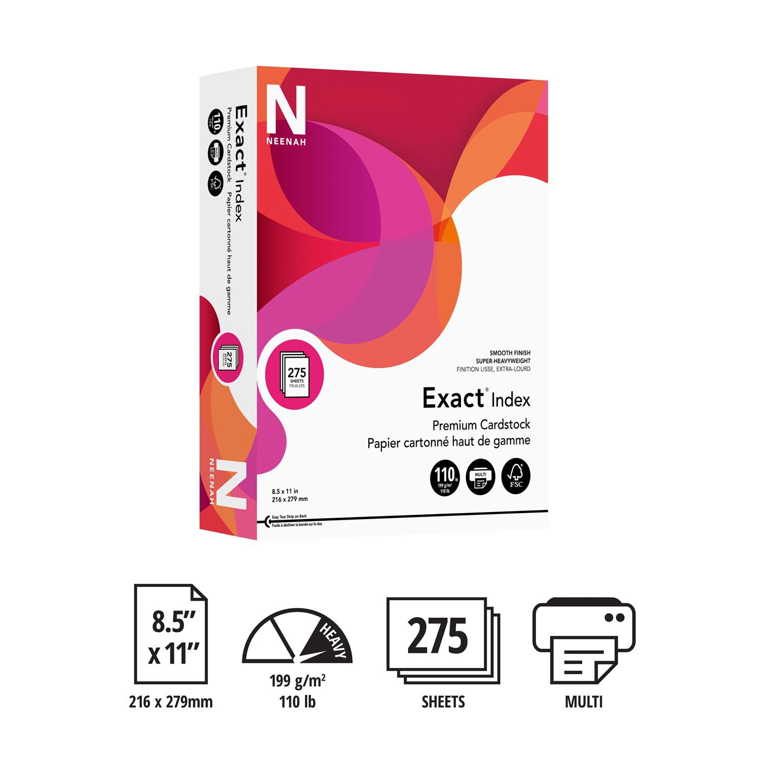 印紙1 Amazon.com : Wausau Paper - Exact Index Card Stock, 110 lbs