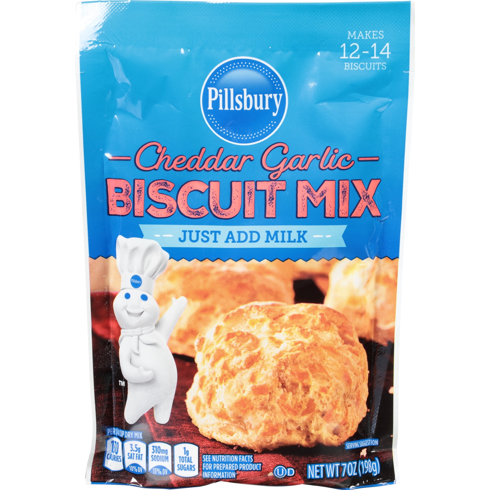 Pillsbury Cheddar Garlic Biscuit Mix, 7 oz Bag