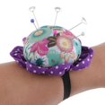 thumbnail image 3 of Abbracc Pumpkin Shaped Pin Cushion Patchwork Pin Holder DIY Sewing Craft Tool Blue, 3 of 9