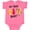 Hot Pink, variant on Inktastic Hey There Buddy with Ketchup Mustard and Hot Dog Boys or Girls Baby Bodysuit
