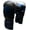 Black/Blue, variant on Invincible Fight Gear Standard Leather Hook and Loop Training Boxing Gloves in Ideal for Boxing, Kickboxing, Muay Thai, MMA for Men Women and Kids