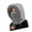 Gray, variant on Thermal Fleece Lined Pullover Hat with Face Cover Windproof Earflap Design Balaclava For Skiing Cycling Winter Sport