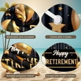 thumbnail image 4 of Golden Theme Retirement Banner Black Background Happy Retirement Display Shiny Stars Balloon Decor Retirement Party Backdrop for Retirement Party Farewell Event Office Celebration, 4 of 9