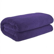 40x80 Inches Jumbo Size, Thick & Large 650 GSM Genuine Ringspun Cotton Bath Sheet, Luxury Hotel & Spa Quality, Absorbent & Soft Decorative Kitchen & Bathroom Turkish Towels, Violet Purple