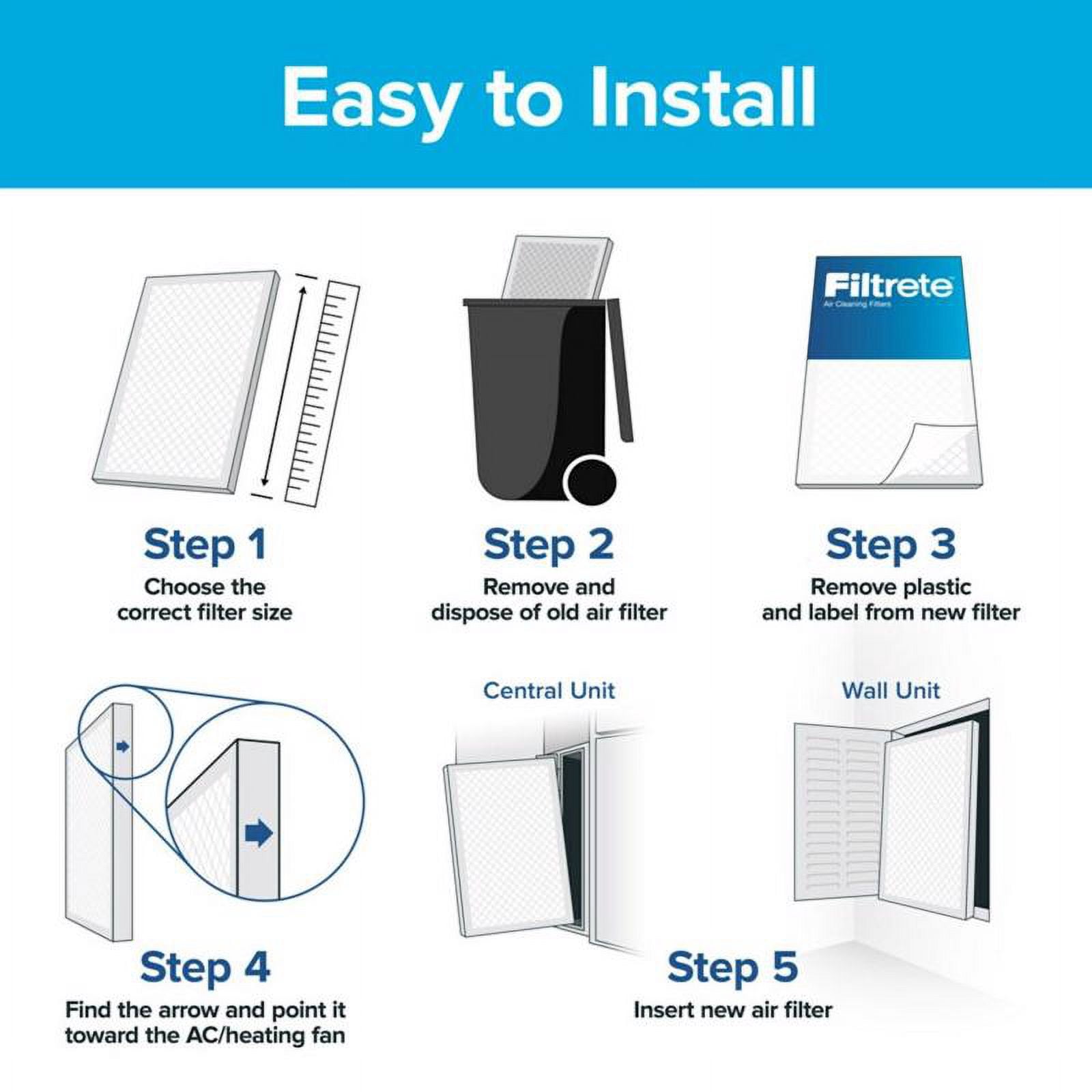 3M Filtrete Residential MPR Flat Panel Furnace Filter