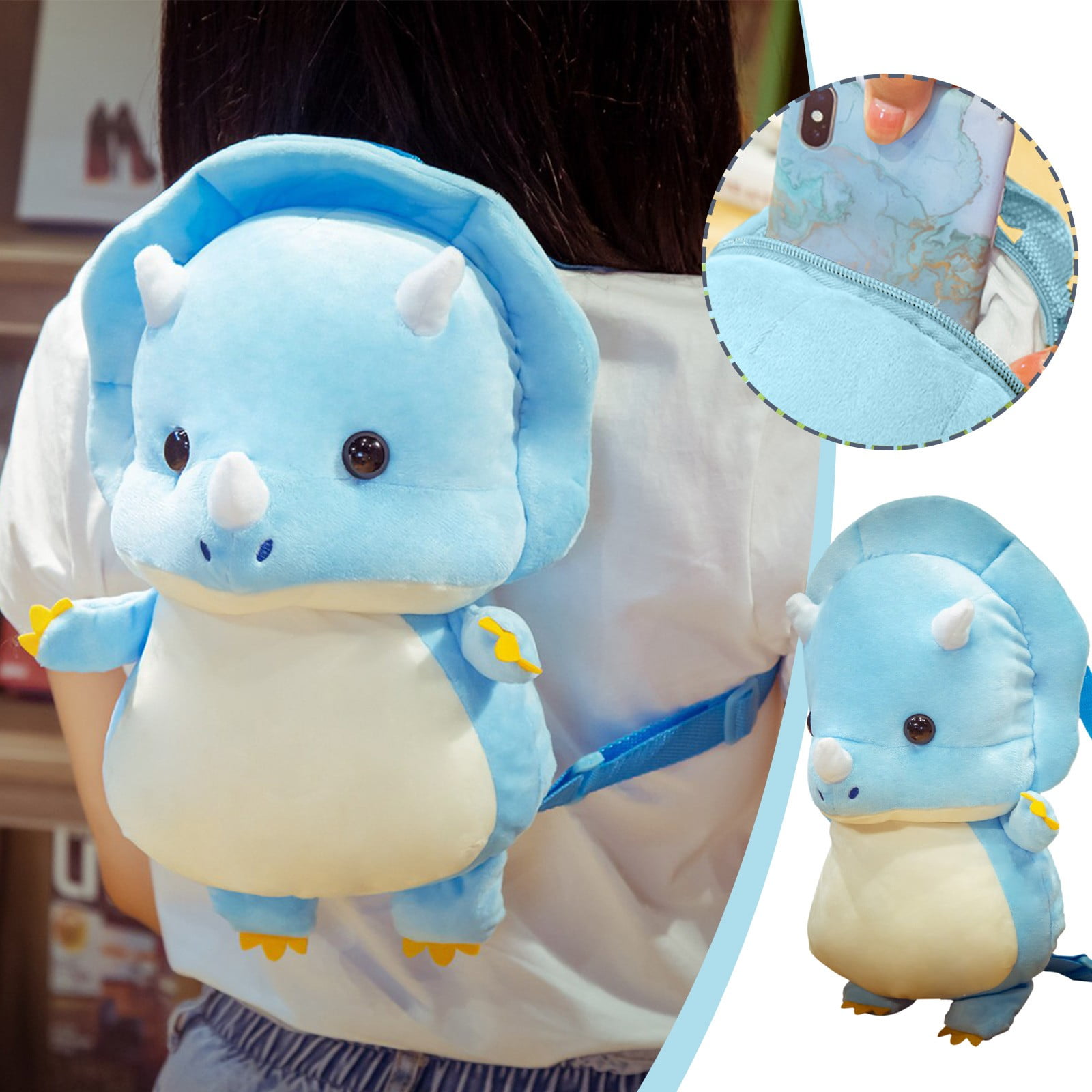 Source Cheap Cute duck backpack Kids Animal Cartoon plush kids school  backpack bag on m.