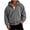 Gray, variant on Half Zip Hoodie Pullover for Men Casual Fall Winter Hooded Sweatshirt Lightweight Loose Fit Long Sleeve Tops (XL, Light Blue)