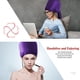 thumbnail image 3 of Frclona Gorro para secador de pelo: secador de pelo con capó mejorado con manguera extendida más larga para peinar, rizar y acondicionar profundamente fácilmente, morado, talla única, 3 of 5