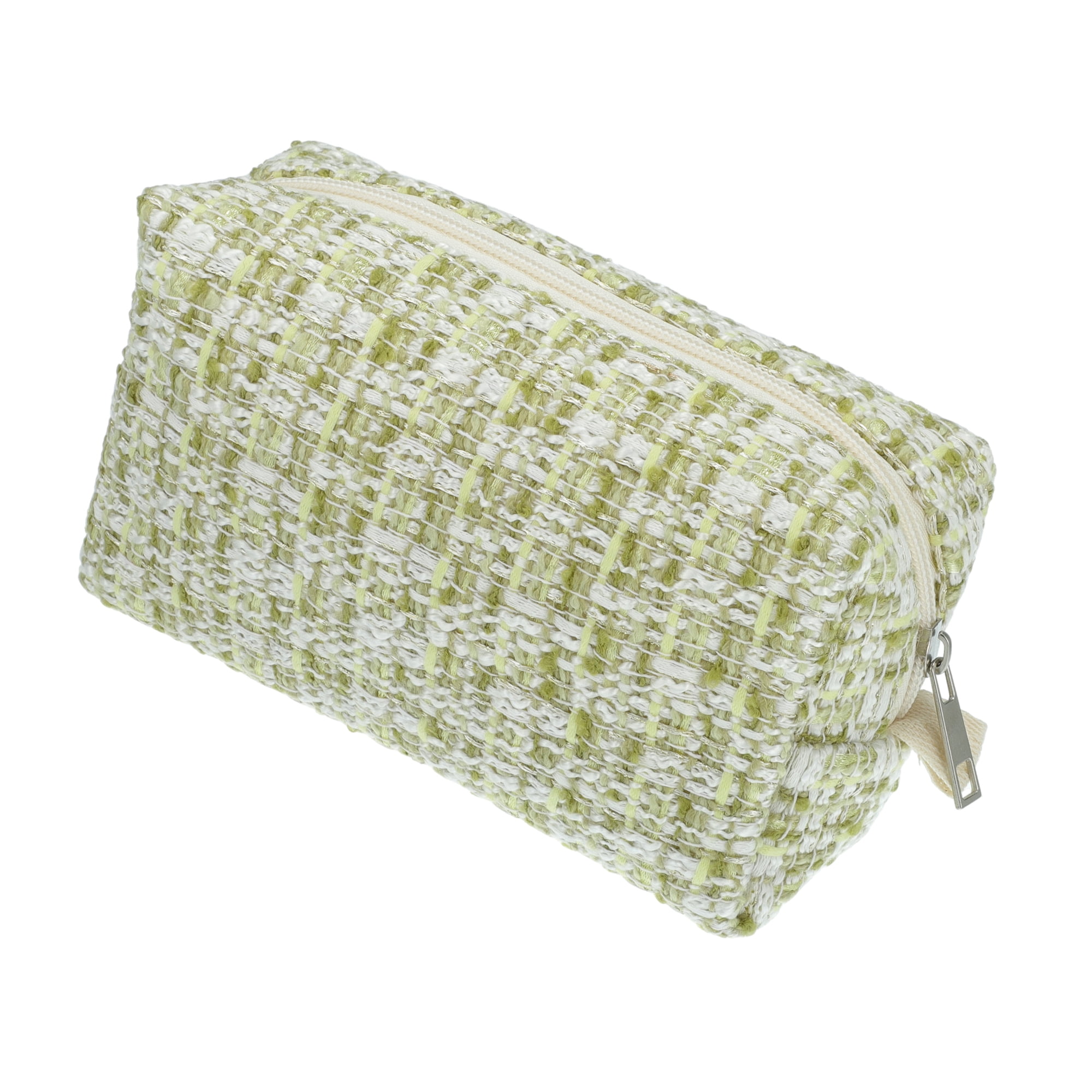 Unique Bargains 1Pc Durable Portable Travel Elegant Cosmetic Bag for Women Yellow
