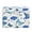 Blue Butterfly and Flower, variant on Large Fliplid Foldable Storage Bin Boxes Cubes Baskets with 2 Handles for Clothes Books 16.5x12.6x11.8 Inch Blue Butterfly and Flower