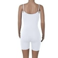 thumbnail image 5 of Clearance! Borniu Jumpsuits for Women, Round Neck Shoulder Sling Jumpsuit Solid Color Jumpsuit Shorts Tight Jumpsuit Overalls Women, Rompers for Women, Onesie for Women Clearance, 5 of 6