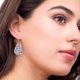 thumbnail image 1 of Pendientes para mujer, regalos para mujer, mascarilla facial para mujer, pendientes de papel higiénico, pendientes de cuero de doble cara, pendientes de cuero, 1 of 4