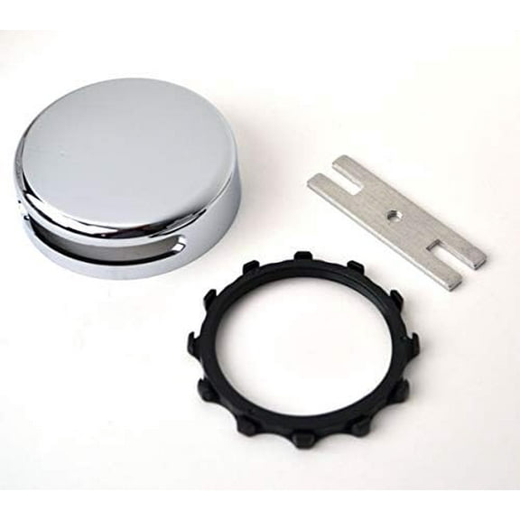 Innovator Snap-On Bathtub Overflow Plate Kit in Chrome Plated