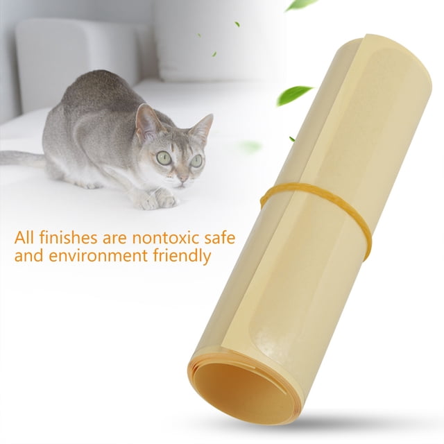 Cat Scratch Furniture Protector, Cat Scratcher Cat Couch Protector Clear Pet Couch Protector Scratch Guard Self Adhesive Cat Scratching Post for Couch, Sofa, 18.31x5.71 Inch