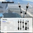 thumbnail image 3 of AutoShack Front CV Axle Shafts Left & Right Replacement for 2009-2014 Nissan Murano 2-PC Set, 3 of 5