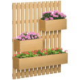 thumbnail image 1 of Outsunny Wall Mounted Garden Planter with Trellis for Patio Porch Balcony, 1 of 10