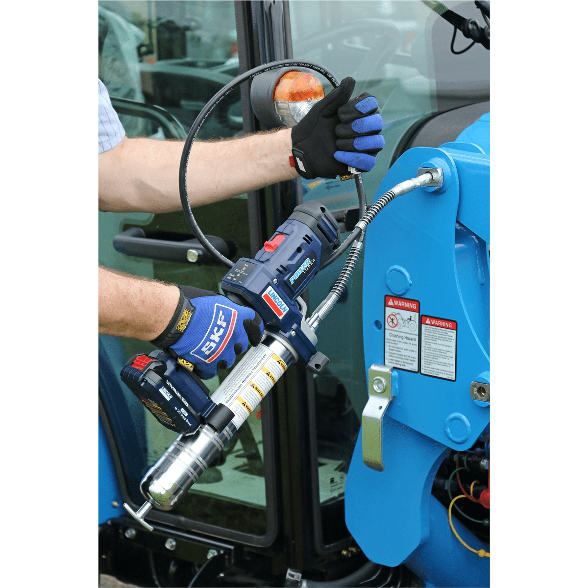 Lincoln 1886 PowerLuber 20V Lithium Ion 2 Speed Cordless Grease Gun - 1 Battery
