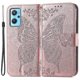 thumbnail image 1 of Para Realme 9i/oppo A96/a36 Funda para teléfono móvil de cuero Pu con estampado a prueba de caídas y flores de mariposa con soporte ajustable (hy), 1 of 4