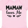 thumbnail image 4 of Inktastic Mamaw Loves Me Grandchild Girls Baby Bodysuit, 4 of 5