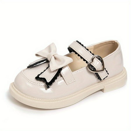 

Girls Penny Loafers Princess Dress Shoes Durable Non Slip Mary Jane Flat Shoes For Toddler Children Kids