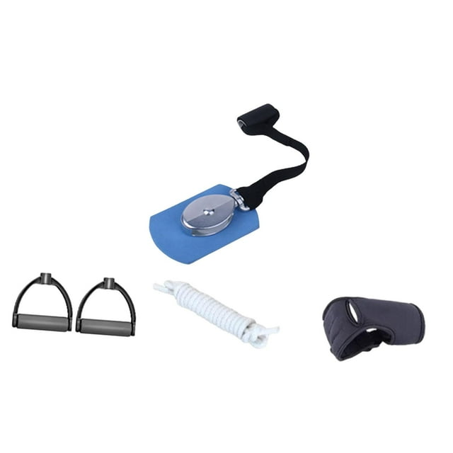 Kit de ejercicio de cuerda con anillo de polea, accesorio, equipo profesional de tracción manual para fitness para personas mayores, multifuncional.