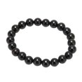 thumbnail image 4 of Pulsera de Ágata negra Bling Bling estirable unisex, 4 of 14