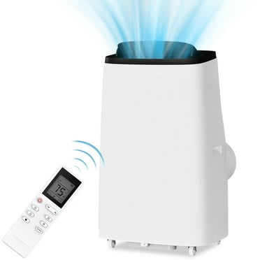 Yiwa 14,000BTU Portable Air Conditioner for Rooms up to 700sqft, with Remote Control 3-speed Wind & Night Light