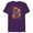 Purple, variant on Disney Aladdin Abu Monkey Mischief - Short Sleeve Blended T-Shirt for Adults - Customized-Yellow