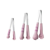 Home Decor Food Clips Cat Design Kitchen Tongs Stainless Steel Serving Tongs For Cooking Bbq Snacks Sweets Ice Cubes