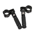 thumbnail image 1 of Reposapiés plegables para motocicleta, accesorio de 8 mm. Negro, 1 of 9