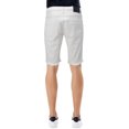 thumbnail image 2 of RAWX Men's Denim Shorts, Rips Distress Frayed Cut Off Slim Fit Jeans Short for Men, Rips & Patches - White, 38, 2 of 8